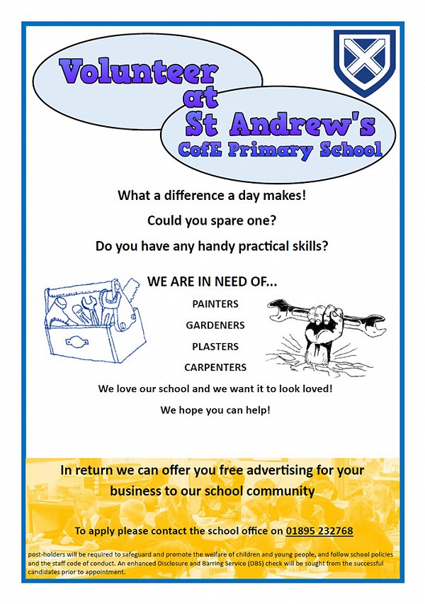 Handyman Volunteer leaflet