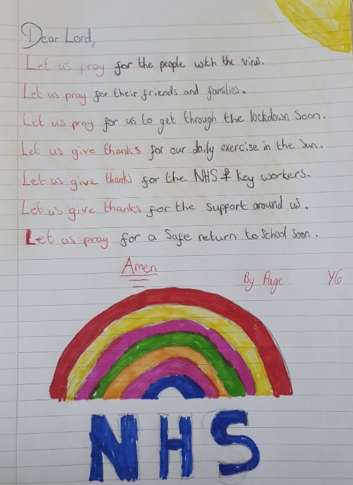 Prayer Paige Year 6