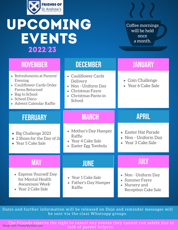 Event Schedule 2022-23